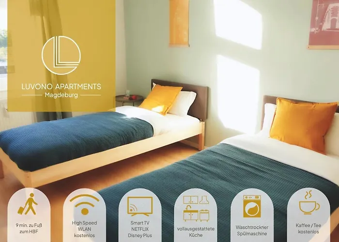 Luvono Apartments - 2 Schlafzimmer / Netflix / Disney+
